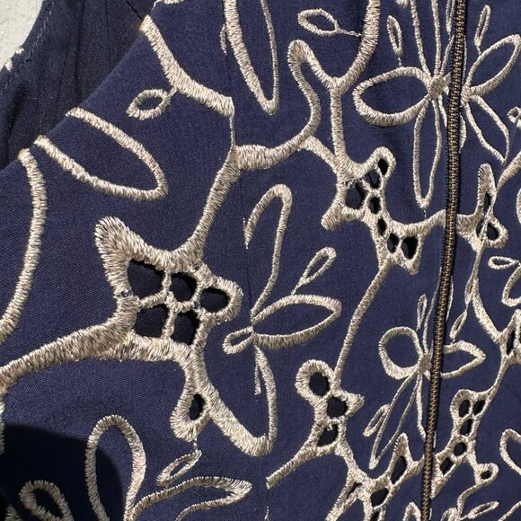 Lilly Pulitzer Augusta Shift Dress True Navy Lace - Picture 6 of 6